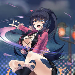 This is a pixiv picture whose title is skeb：太もも締め.