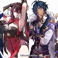 This is a pixiv picture whose title is Genshin - Eyepatch Squad.