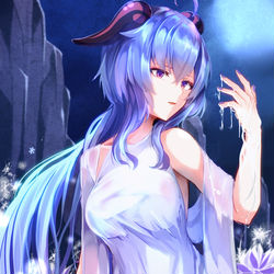 This is a pixiv picture whose title is 甘雨ちゃん.