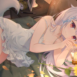 This is a pixiv picture whose title is 雪狐桑壁纸2.