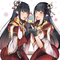 This is a pixiv picture whose title is モンハンライズの受付嬢かわいい.