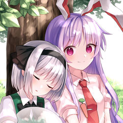 This is a pixiv picture whose title is 木陰のうどみょん.