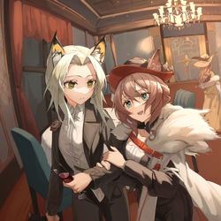 This is a pixiv picture whose title is 凯蒂.
