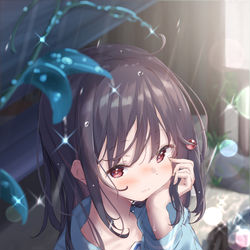 This is a pixiv picture whose title is ビカラと天気雨.
