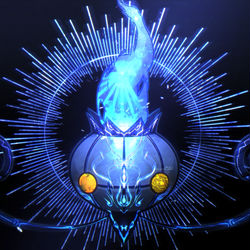 This is a pixiv picture whose title is CHANDELURE.