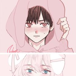 This is a pixiv picture whose title is 「姫野くんは姫になりたくない」　最終話　前編更新されました.