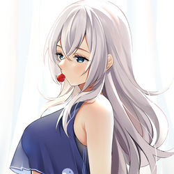 This is a pixiv picture whose title is イチゴ.