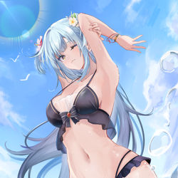 This is a pixiv picture whose title is [Skeb] ネプチューン.