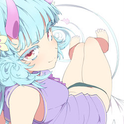 This is a pixiv picture whose title is 配信で描いたデルミン.