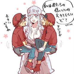 This is a pixiv picture whose title is 大きさ比較.