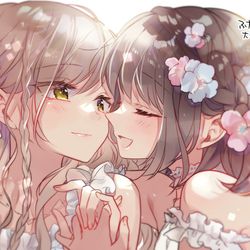 This is a pixiv picture whose title is ぎゅ。.