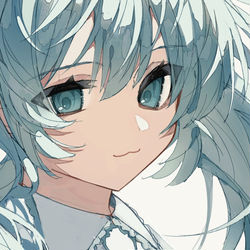 This is a pixiv picture whose title is ミクさんのお顔.