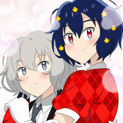 This is a pixiv picture whose title is 純愛コンビ(ゾンビランドサガ).
