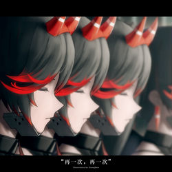 This is a pixiv picture whose title is もう一度、もう一度.......