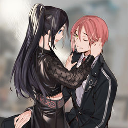 This is a pixiv picture whose title is Skør + Daniel.