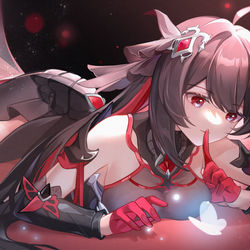 This is a pixiv picture whose title is 嘘——.