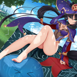 This is a pixiv picture whose title is モナ.