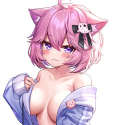 This is a pixiv picture whose title is Nyan.