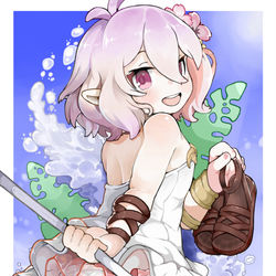 This is a pixiv picture whose title is 🌸🏖️.