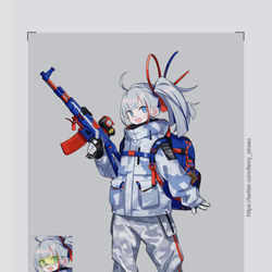 This is a pixiv picture whose title is ナーフなキャラ。.