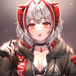 This is a pixiv picture whose title is 気怠げパーカーW！.