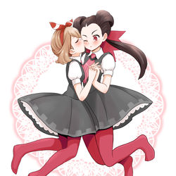 This is a pixiv picture whose title is ハルカとツツジ.