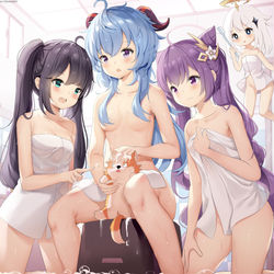 This is a pixiv picture whose title is Genshin Impact.