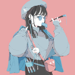 This is a pixiv picture whose title is モード系絵描きコーデ。.