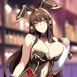 This is a pixiv picture whose title is セミバニー.