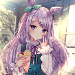 This is a pixiv picture whose title is ...あらクリームついてますって？.