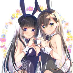 This is a pixiv picture whose title is たえ燐子バニー🐰.