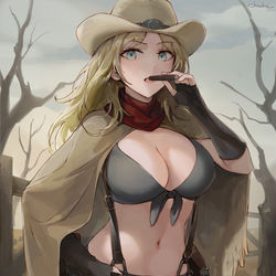 This is a pixiv picture whose title is Cowgirl.