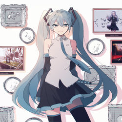 This is a pixiv picture whose title is The VOCALOID Collection.