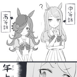 This is a pixiv picture whose title is 年下だと思ってた.