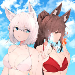This is a pixiv picture whose title is 加賀 & 赤城 !.