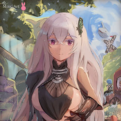 This is a pixiv picture whose title is 【エキドナ(リゼロ)】| Echidna [Re:Zero].