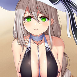 This is a pixiv picture whose title is 浅瀬のホリデーサディア.