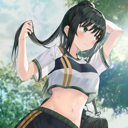 This is a pixiv picture whose title is 夏.