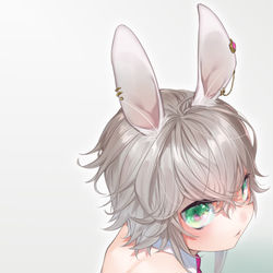 This is a pixiv picture whose title is うさみみバニーボーイくん.