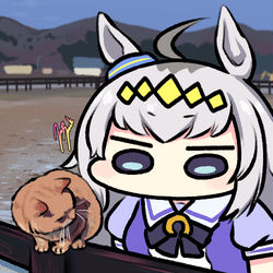 This is a pixiv picture whose title is オグリキャップ.