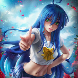 This is a pixiv picture whose title is 泉こなた / Konata Izumi.