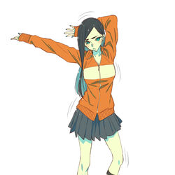 This is a pixiv picture whose title is 踊るタイミングを知らない豊田さん.