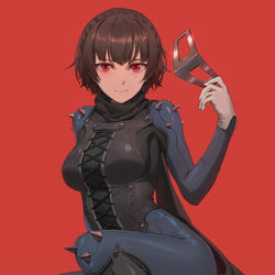 This is a pixiv picture whose title is 新島 真 (Makoto Niijima).