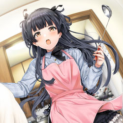 This is a pixiv picture whose title is 冬優子が起こしてくれる朝.