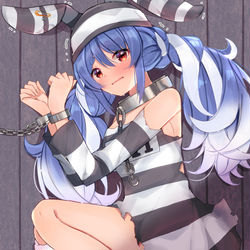 This is a pixiv picture whose title is 拘束。.