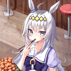 This is a pixiv picture whose title is オグリキャップ.