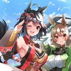 This is a pixiv picture whose title is いつかまた会おう.