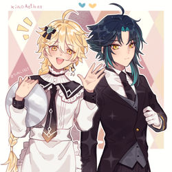 This is a pixiv picture whose title is XiaoAether.