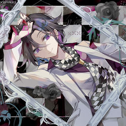 This is a pixiv picture whose title is ♛.