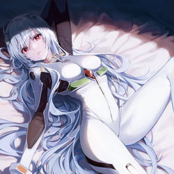 This is a pixiv picture whose title is 綾波レイ.